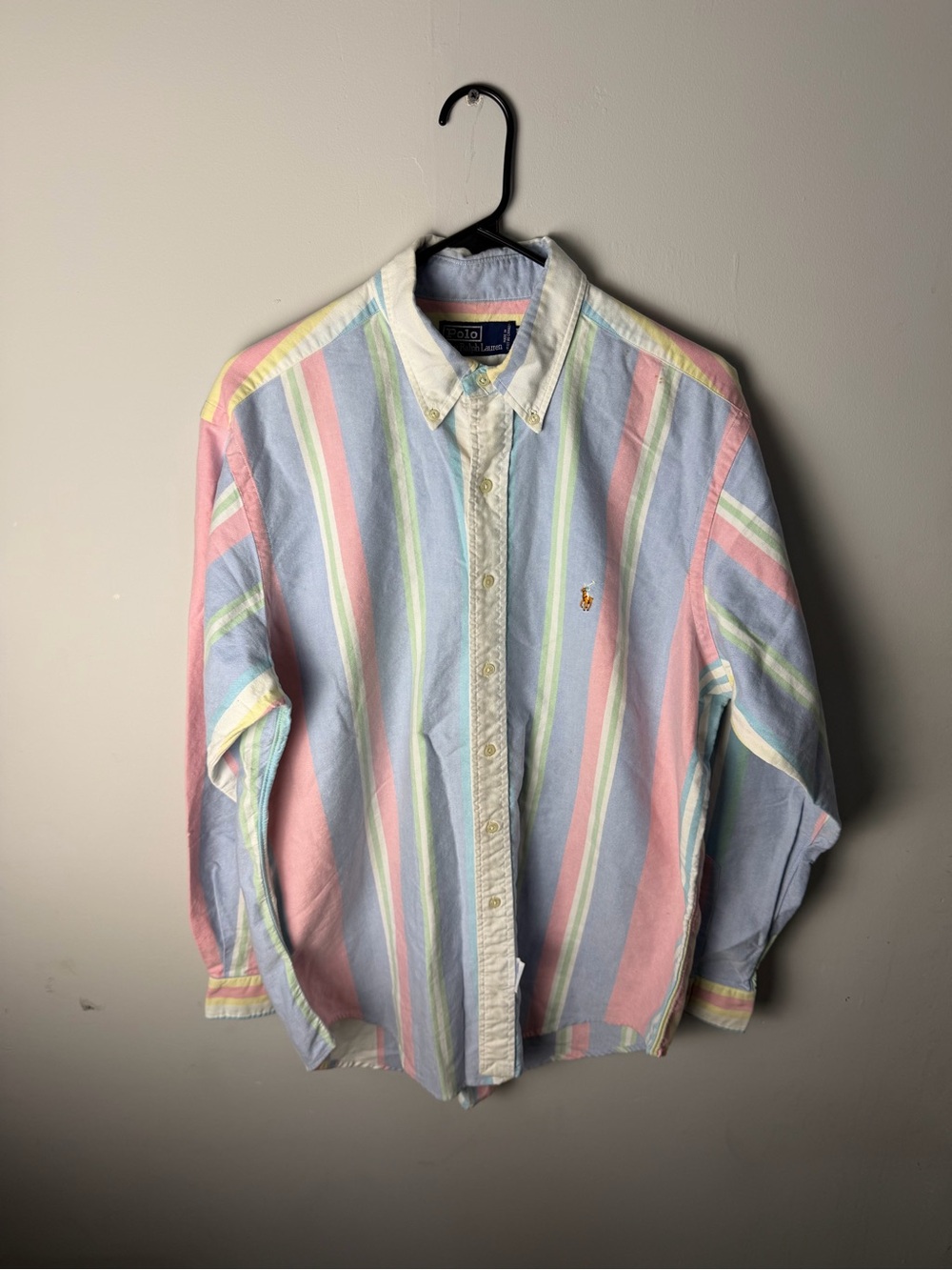 Ralph Lauren 90’s Pastel Stripe Button-Down